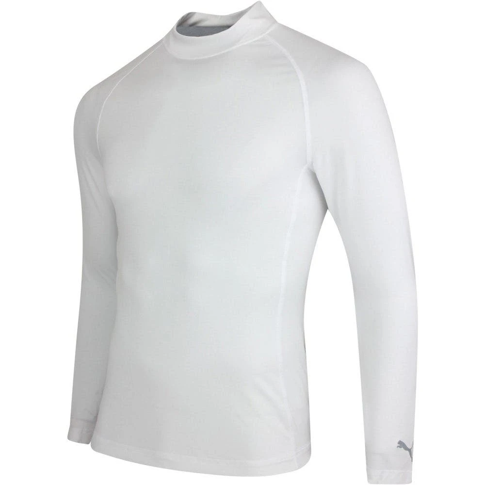 PUMA Golf Base Layer - Long Sleeve Mock - White Glow AW23 - Image 2