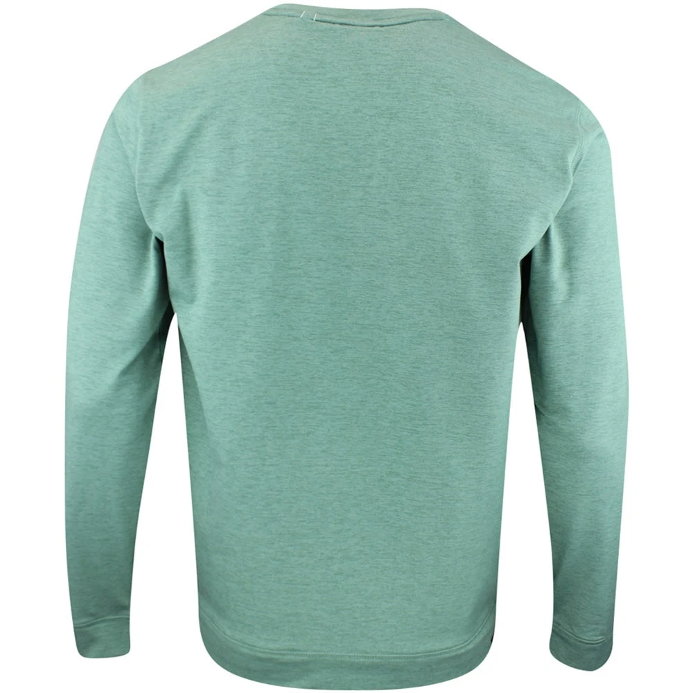 PUMA Golf Jumper - Cloudspun Crew Neck - Eucalyptus Htr AW23 - Image 3