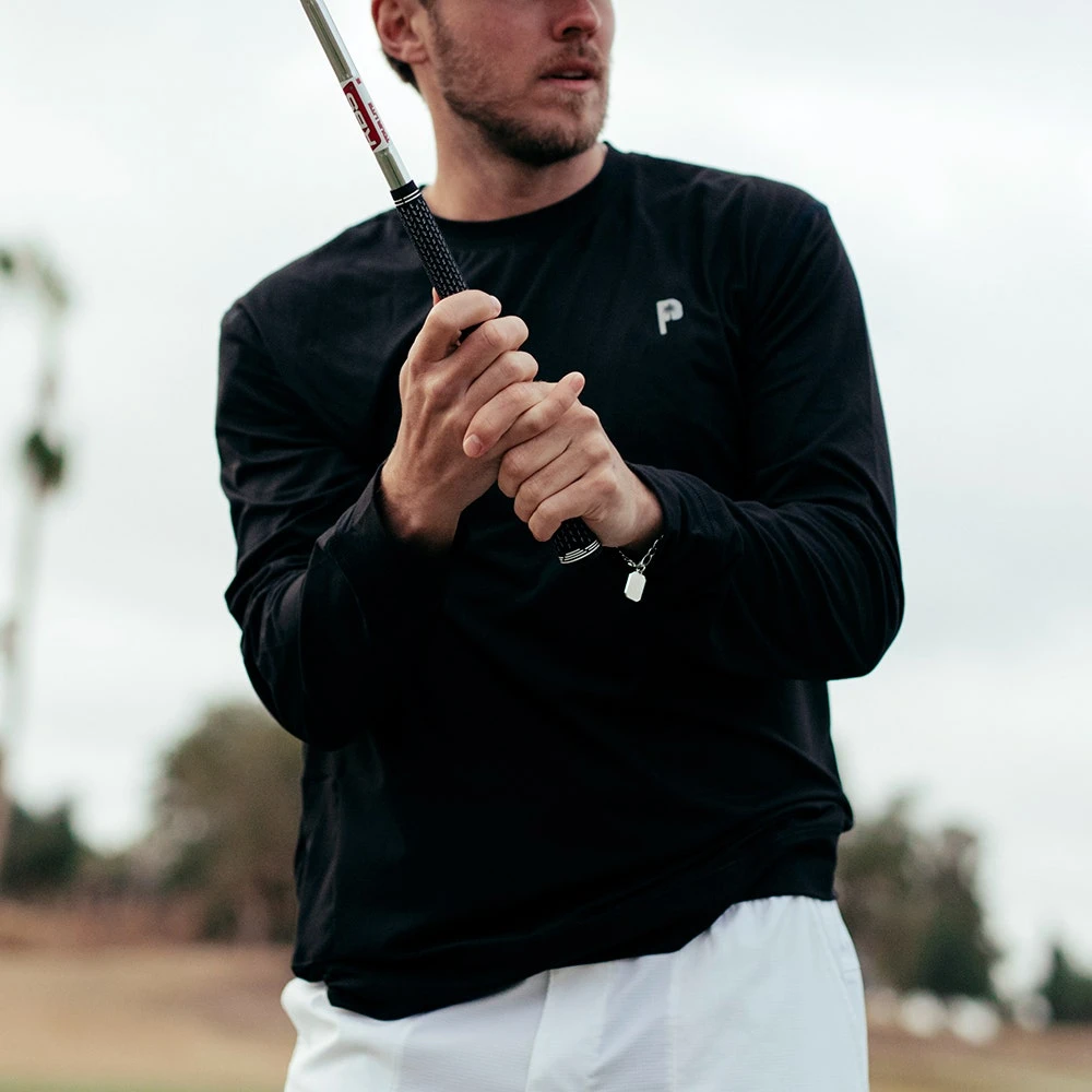 PUMA Golf Jumper - PTC Midweight Crew Neck - Black AW23 - Image 9