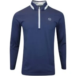PUMA Golf Pullover - Lightweight QZ - Navy Blazer AW23