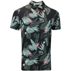 PUMA Golf Shirt - Cloudspun Aloha Polo - Black AW23