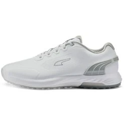 PUMA Golf Shoes - Alphacat Nitro - White - Grey 2023