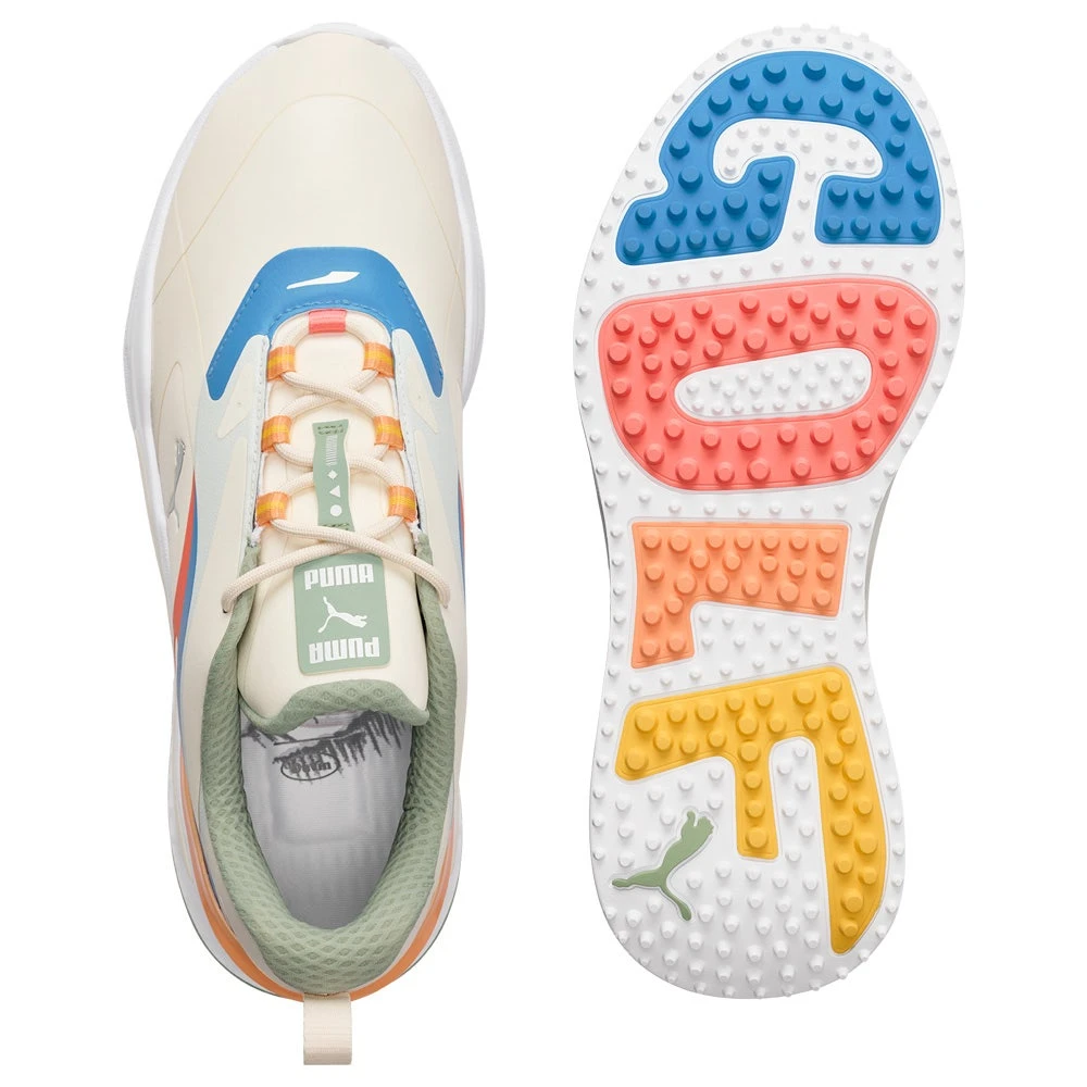 PUMA Golf Shoes - Duvin GS-FAST - Frosty White - Regal Blue AW23 - Image 2