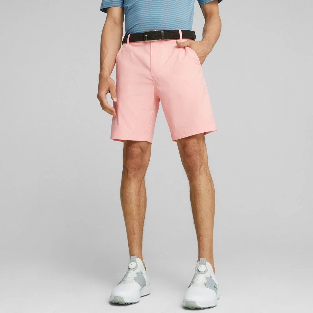 PUMA Golf Shorts - Dealer Short 8" - Peach Smoothie AW23 - Image 7