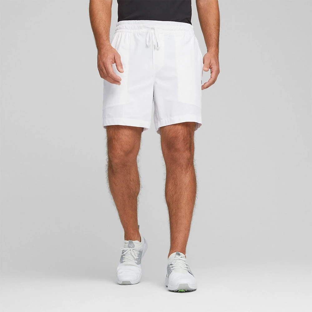 PUMA Golf Shorts - PTC Vented Short - Bright White AW23 - Image 4