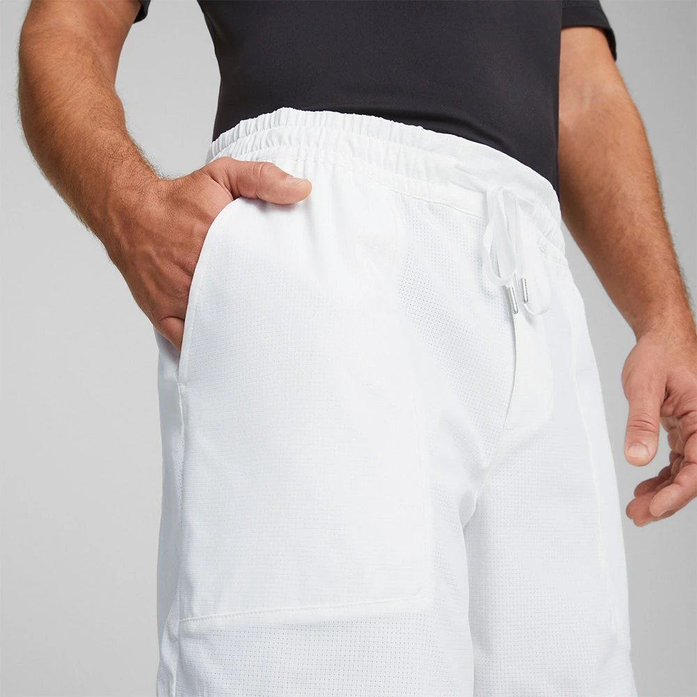 PUMA Golf Shorts - PTC Vented Short - Bright White AW23 - Image 6