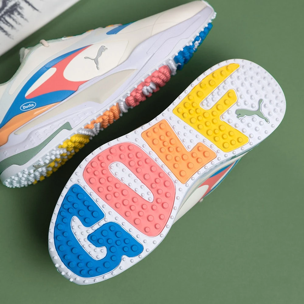 PUMA Golf Shoes - Duvin GS-FAST - Frosty White - Regal Blue AW23 - Image 10