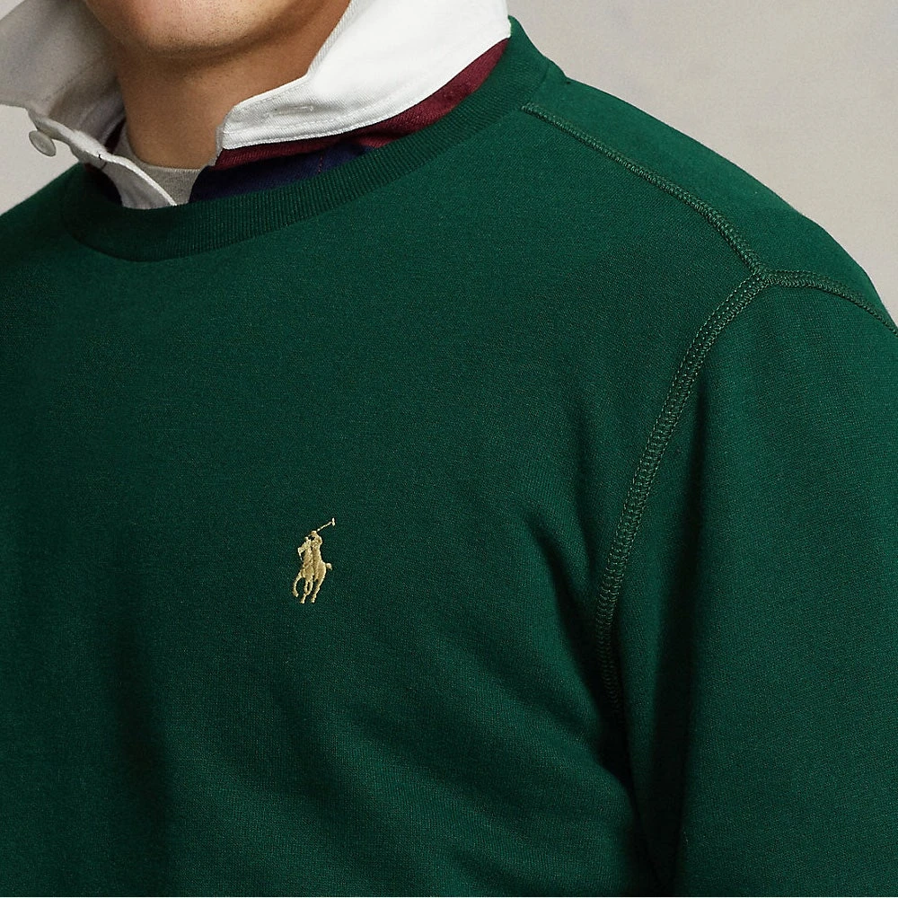 Ralph Lauren POLO Golf Jumper - Fleece Crew Neck - Moss Agate AW23 - Image 7