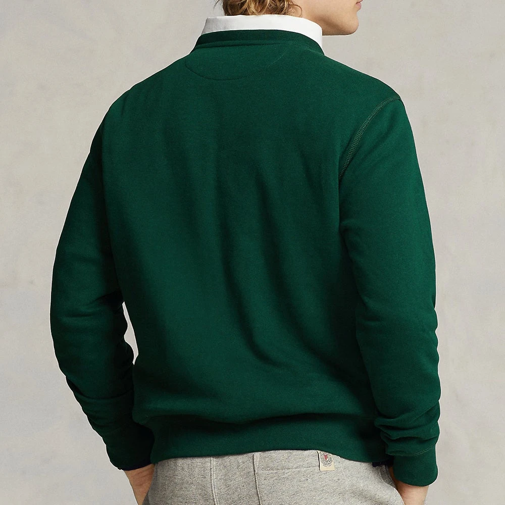 Ralph Lauren POLO Golf Jumper - Fleece Crew Neck - Moss Agate AW23 - Image 6