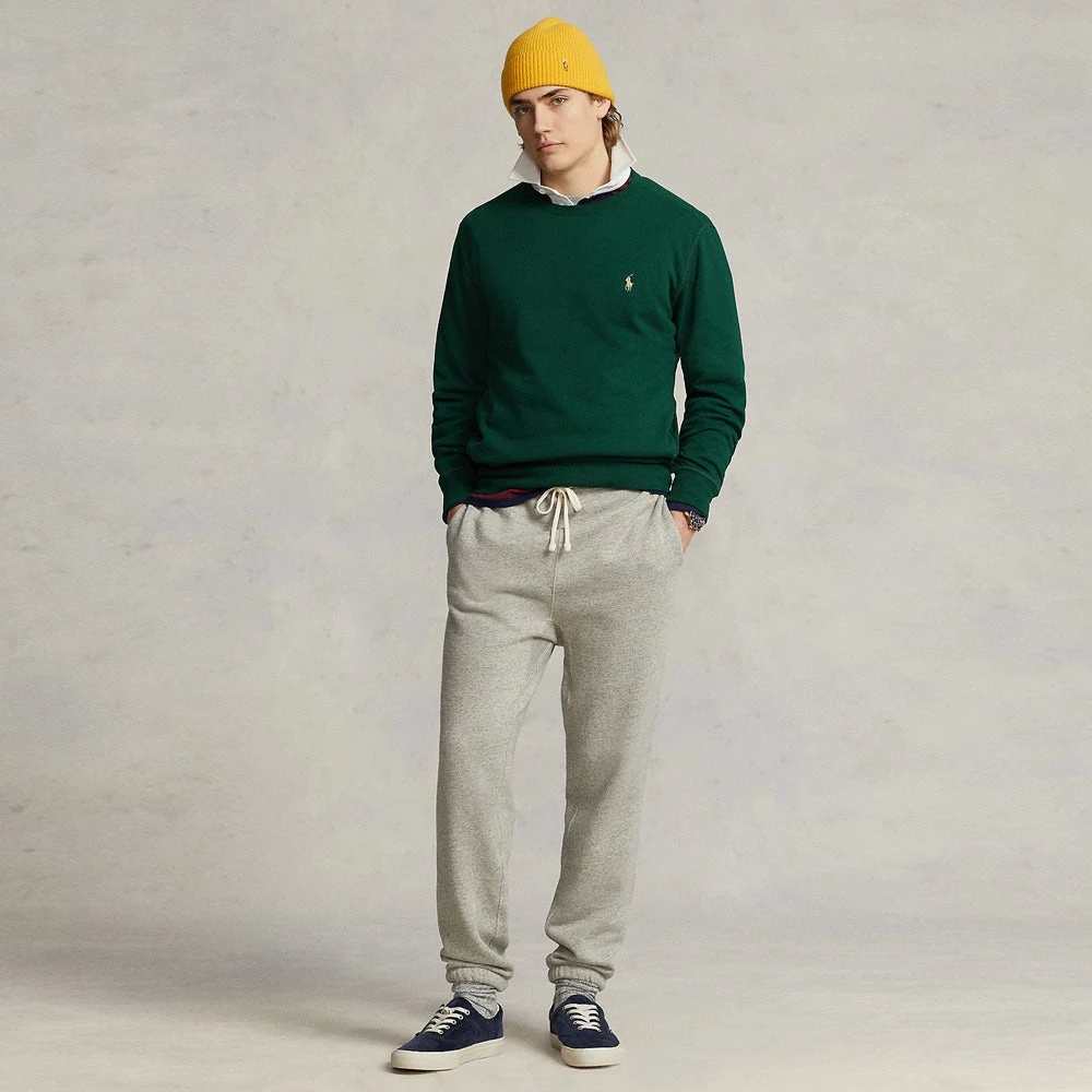 Ralph Lauren POLO Golf Jumper - Fleece Crew Neck - Moss Agate AW23 - Image 8