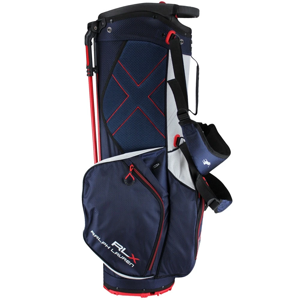 RLX Golf Bag - PP Tour Ripstop Stand - Navy - White 2023 - Image 3