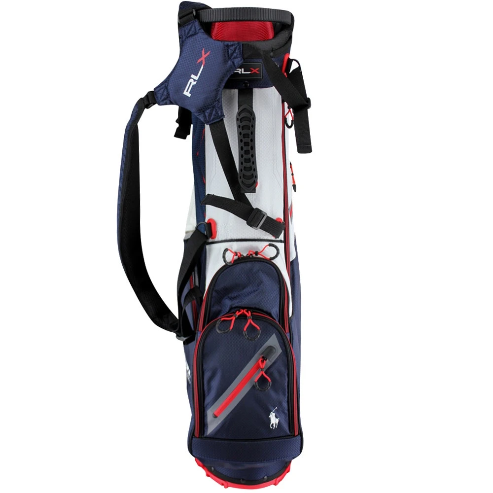 RLX Golf Bag - PP Tour Ripstop Stand - Navy - White 2023 - Image 2