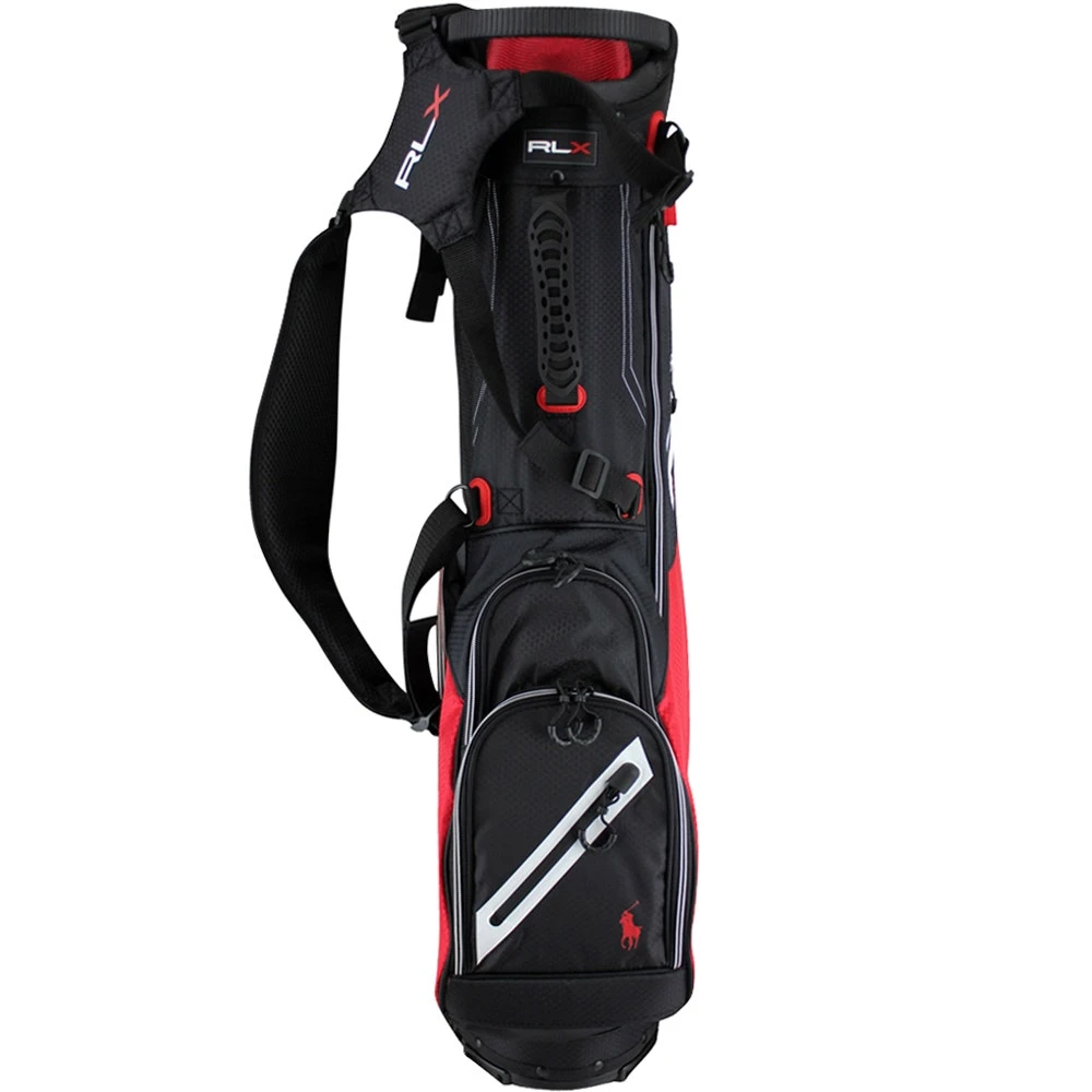 RLX Golf Bag - PP Tour Ripstop Stand - Red - Black 2023 - Image 2
