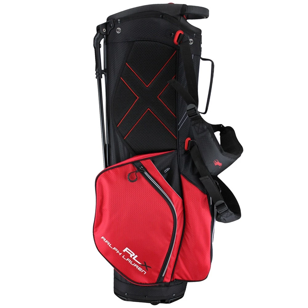 RLX Golf Bag - PP Tour Ripstop Stand - Red - Black 2023 - Image 3
