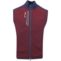RLX Golf Gilet - Tech Terry Vest - Harvard Wine AW23