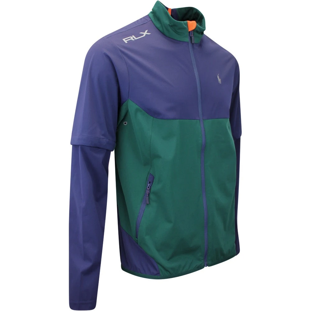 RLX Golf Jacket - PP Tour Convertible Windbreaker - Moss Agate AW23 - Image 2
