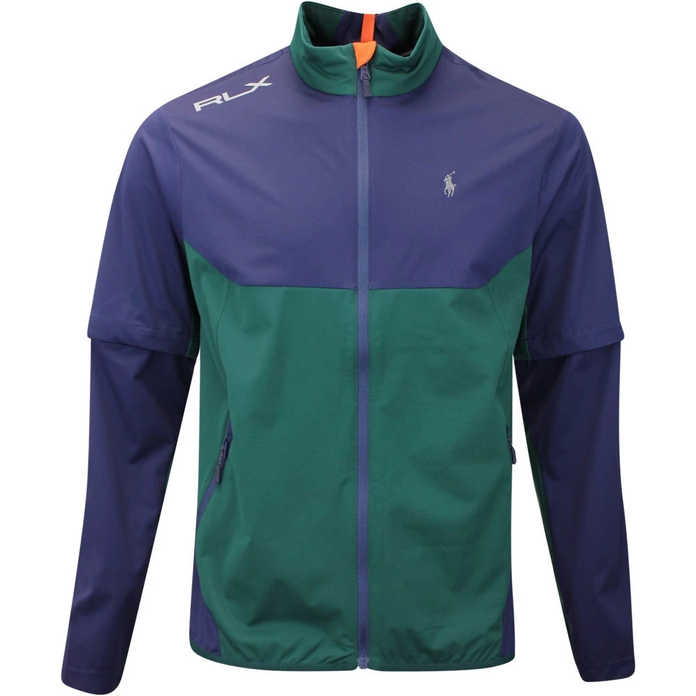 RLX Golf Jacket - PP Tour Convertible Windbreaker - Moss Agate AW23