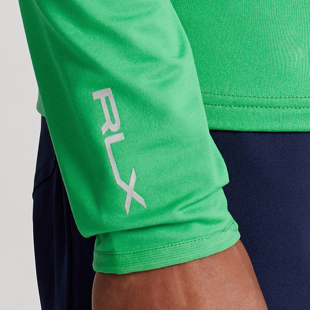 RLX Golf Pullover - Brushback Tech Jersey - Vineyard Green SS23 - Image 8