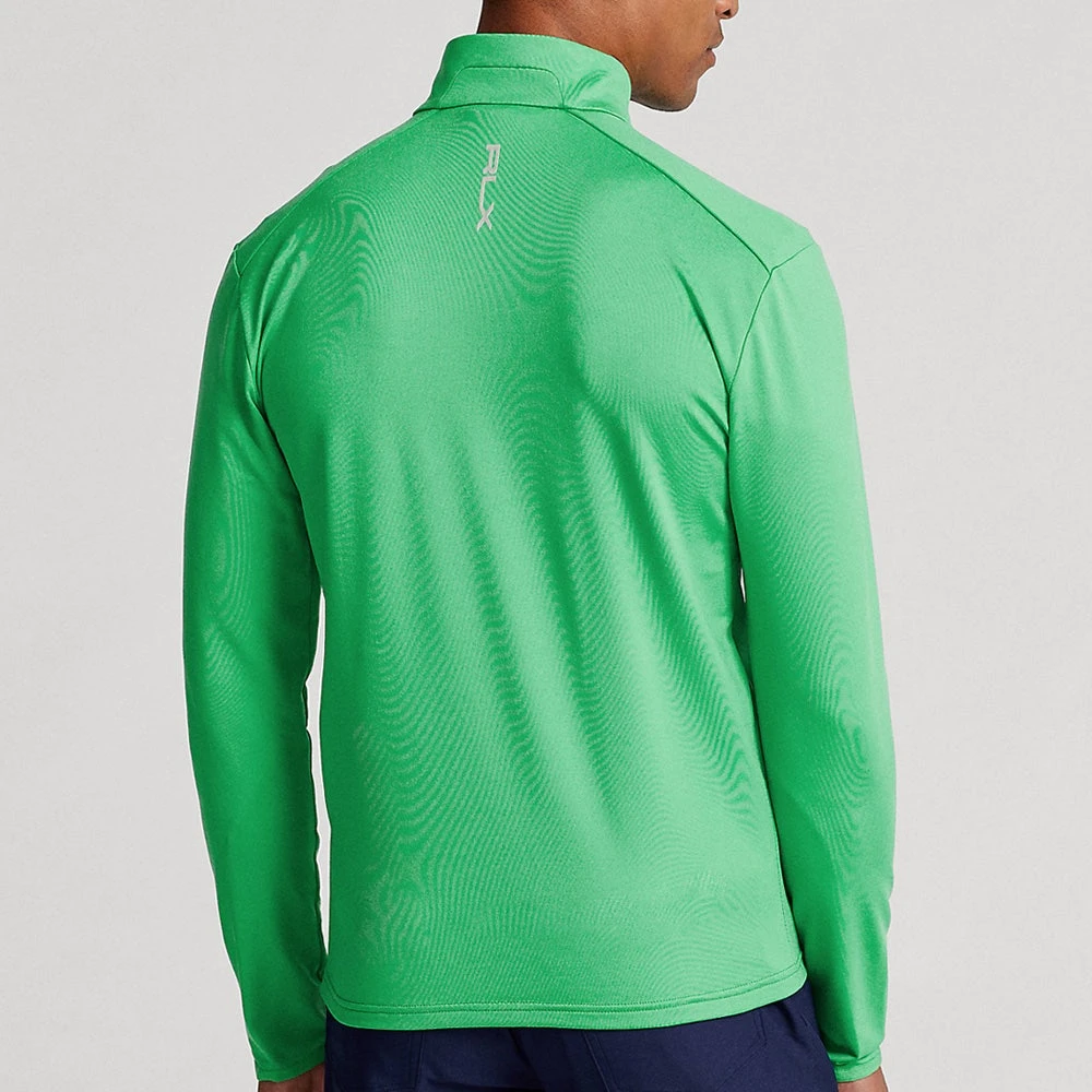 RLX Golf Pullover - Brushback Tech Jersey - Vineyard Green SS23 - Image 6