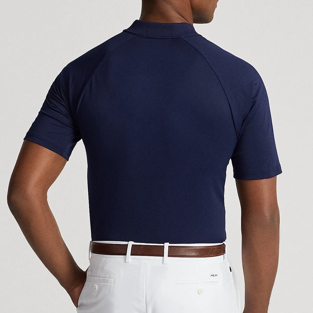 RLX Golf Shirt - Performance Pique QZ - French Navy SS23 - Image 6