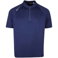 RLX Golf Shirt - Performance Pique QZ - French Navy SS23