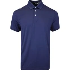RLX Golf Shirt - Solid Airflow Polo - Refined Navy AW23