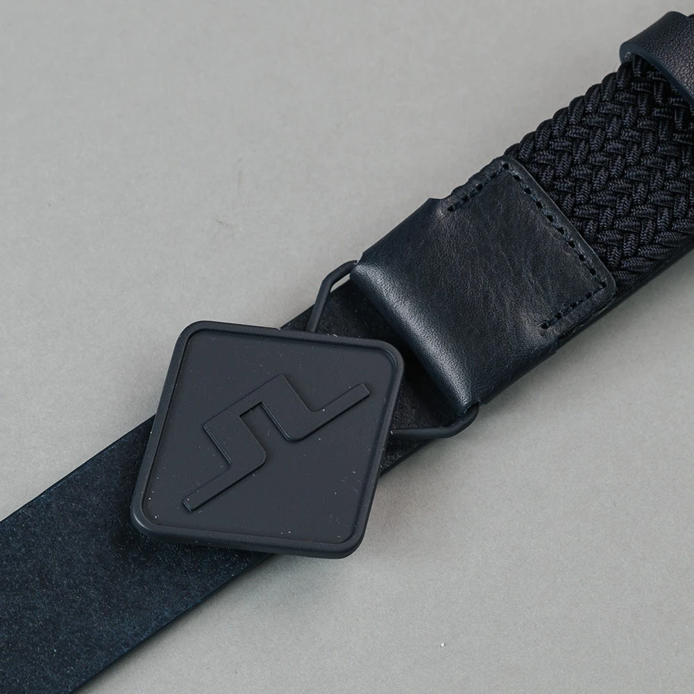 J.Lindeberg Golf Belt - Diamond Stretch Woven - JL Navy SS23 - Image 2